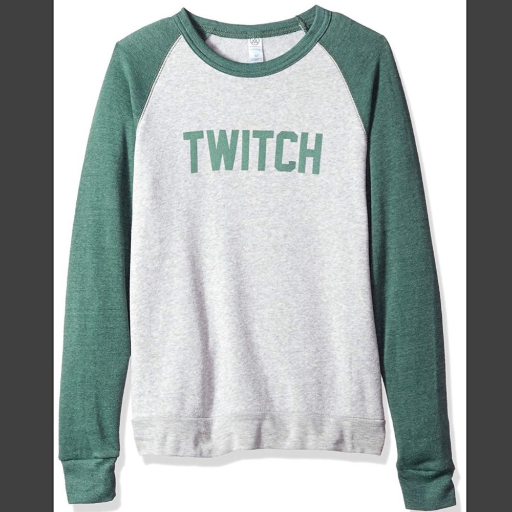 TWITCH Colorblock Crewneck Sweatshirt XL